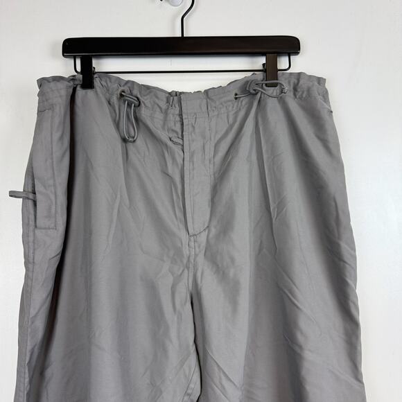 Vintage 2000 Y2K Old Navy Baggy Parachute Polyester Mens Pants Gray - L - Picture 2 of 12
